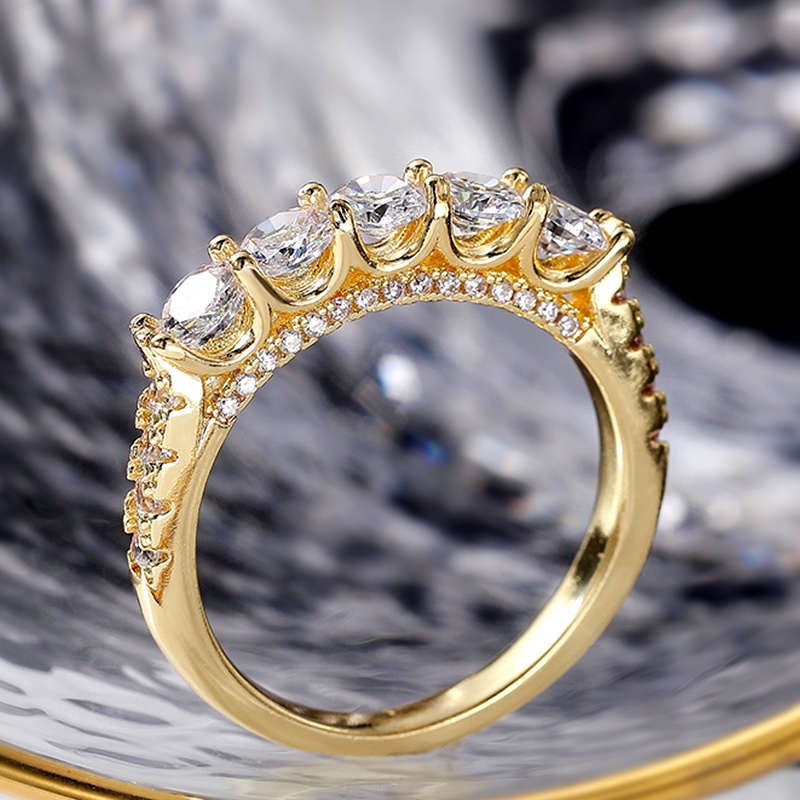 แหวนเงินสเตอร์ลิง-925-ประดับคริสตัล-หรูหรา-เรียบง่าย-เครื่องประดับ-สําหรับผู้หญิง-งานแต่งงาน-ปาร์ตี้