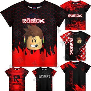 *ENX* เสื้อยืด ลาย Robloxs สําหรับเด็กผู้ชาย