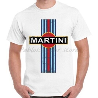 Martini Racing รถ Vintage Cool ของขวัญ Retro เสื้อยืดผู้ชาย Tshirt ฤดูร้อนเสื้อยืดขนาดใหญ่ Drop ShippingS-5XL