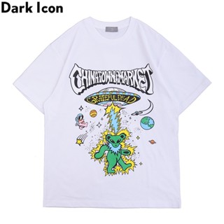 Dark Icon Printed T-shirt Men Women Summer Hip Hop Tshirts Cotton Couple Tees_04