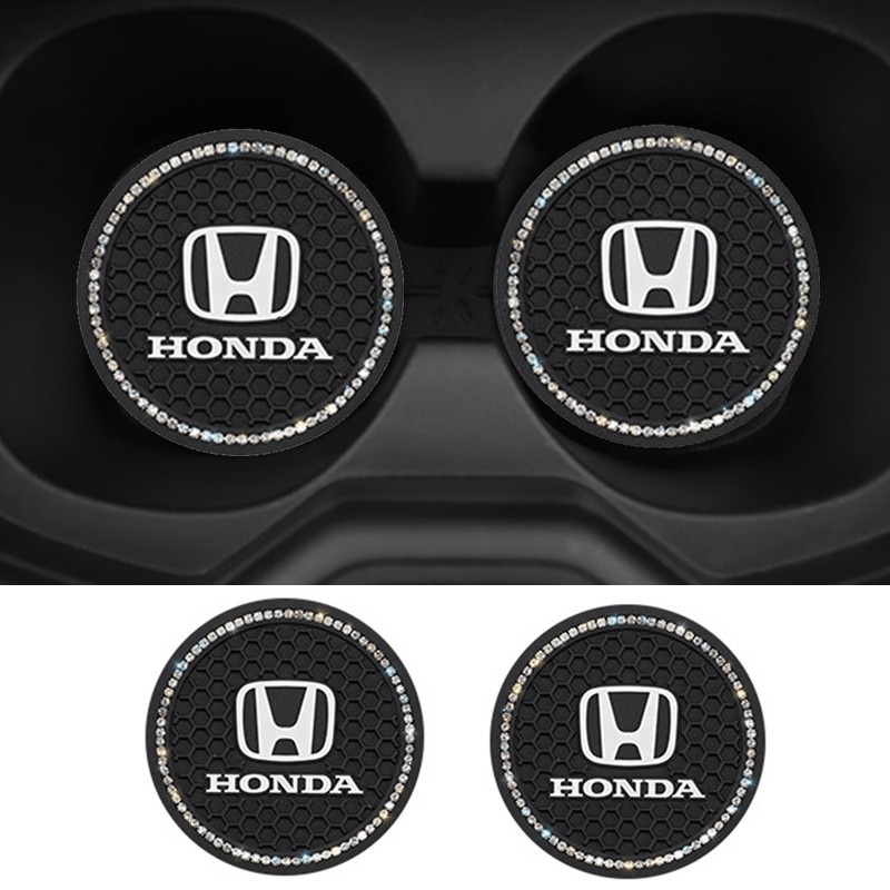 สติกเกอร์ตราสัญลักษณ์-ติดพวงมาลัยรถยนต์-สําหรับ-honda-2-ชิ้น