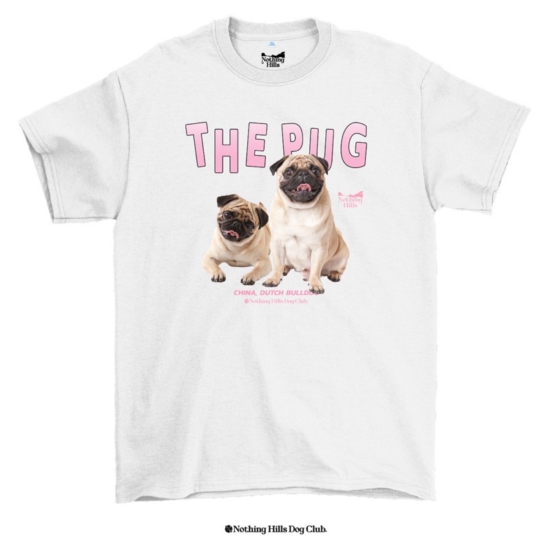 เสื้อยืดสุดคิ้วลาย-pug-ปั๊ก-classic-cotton-unisex-by-nothing-hills-02