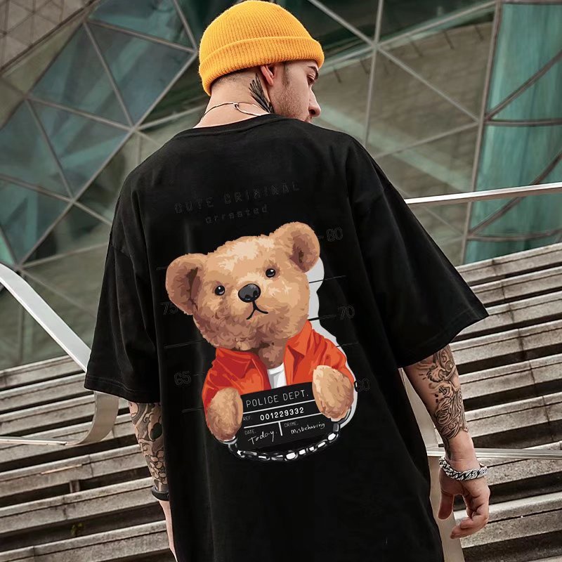 korea-super-big-t-shirt-summer-mens-short-sleeve-t-shirt-unisex-super-big-shirt-error-occurred-teddy-bear-print-t-07