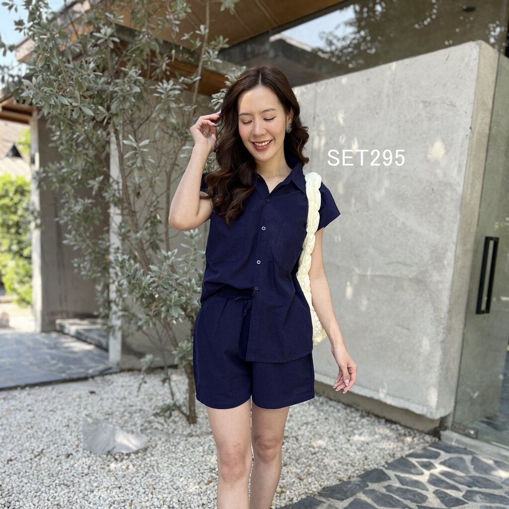 set295-เสื้อแขนกุดกับกางเกง-ผ้าฝ้าย-ไส่สบาย-สวยเก๋สุดๆ