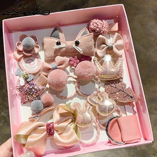 กิ๊บติดผม ลายการ์ตูน (18 ชิ้น / ชุด) สําหรับเด็กผู้หญิง