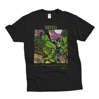 READY STOCK Top Quality Metal Band Shirt Custom Print Streetwear Nirvana Bleach 02 Tshirt Vintage Design_03