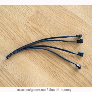 สายแปลง Molex to 4Pin พัดลม 4หัว