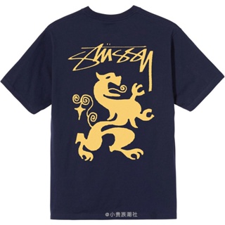 St-us * Y Emperor Dragon Logo Casual Round Neck Mens and Womens Cotton T-shirt_01