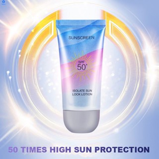 ครีมกันแดดครีมป้องกันรังสียูวี Spf50กันน้ำและกันเหงื่อสดชื่นทั้งร่างกายครีมกันแดดโลชั่น【 Blue】