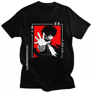 Cotton T-Shirt My Hero Academia Dabi Tshirts Men Awesome T Shirt Streetwear Men Anime Manga MHA Blueflame Tee Tops _04