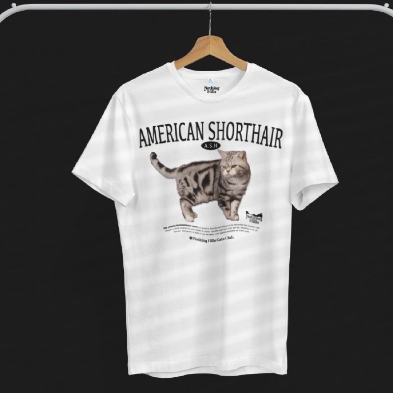 เสื้อยืดลาย-american-shorthair-อเมริกันช็อตแฮร์-classic-cotton-unisex-by-nothing-hills-01