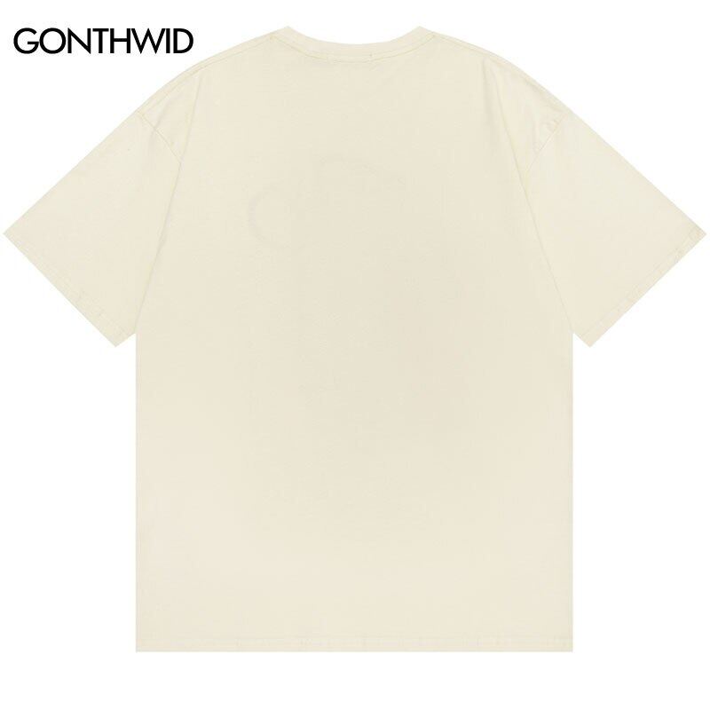ฮาราจูกุชาย-tee-streetwear-พิมพ์หลวม-tshirt-hip-hop-ฤดูร้อนแขนสั้นเสื้อยืดแฟชั่น-casual-cotton-เสื้อคู่