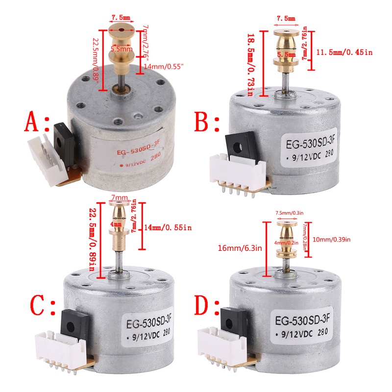 bang-มอเตอร์แผ่นเสียงโลหะ-eg530sd-3f-dc5-12v-3-ความเร็ว-33-45-78-rpm-สําหรับเครื่องเล่นแผ่นเสียง