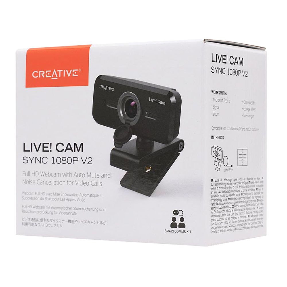 Creative Live! Cam Sync V2 1080p Webcam (VF0880) for Windows, Mac ...