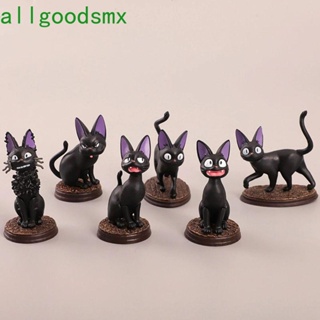 Allgoods โมเดลฟิกเกอร์ Kiki Black Cat Pvc ลายการ์ตูนแมวของเล่นสําหรับเด็ก