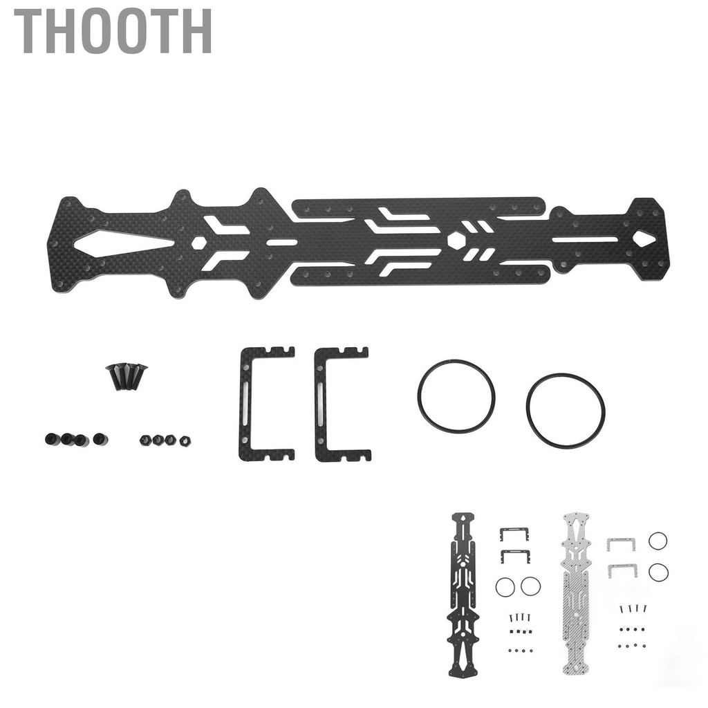 Thooth RC Chassis Plate Kit Replacement Carbon Fiber Battery Mount