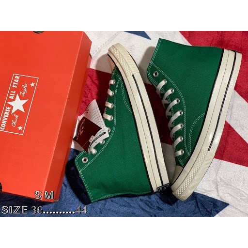 รองเท้า-converse-สีเขียว-หุ้มส้น