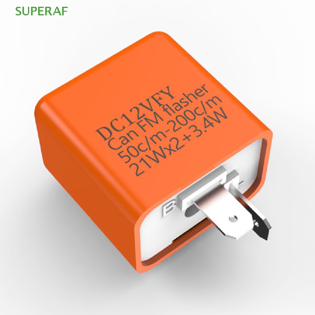 superaf-รีเลย์สัญญาณไฟเลี้ยว-led-12v-2-pin-ปรับได้