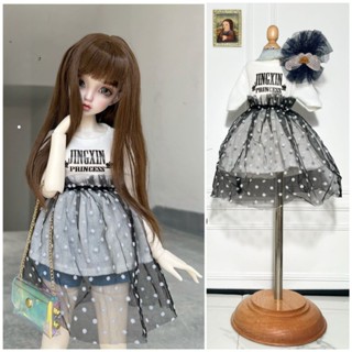 [1/4 Bjd Gauze T-Shirt] AS1/4 BJD เสื้อผ้าตุ๊กตา 45 ซม. Sd