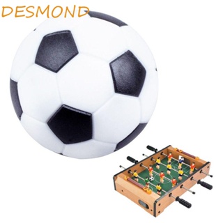 Desmond ลูกฟุตบอล โต๊ะฟุตบอล ขนาดเล็ก อุปกรณ์เสริมเกม สีดํา และสีขาว ทนทาน