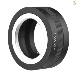 Manual Lens Mount Adapter Ring Aluminum Alloy for M42-Mount Lens to  EOS R/RP/Ra/R5/R6 RF-Mount Mirrorless Camera
