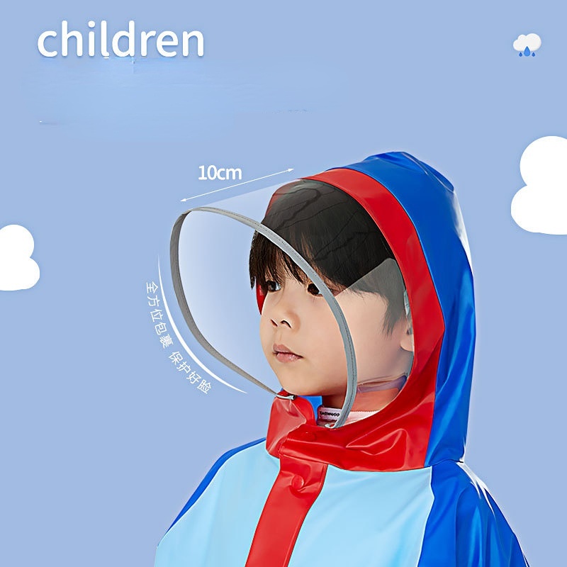 เสื้อกันฝน-pvc-พิมพ์ลายการ์ตูนนักบินอวกาศ-แบบเต็มตัว-กันน้ํา-สําหรับเด็กผู้ชาย-และเด็กผู้หญิง