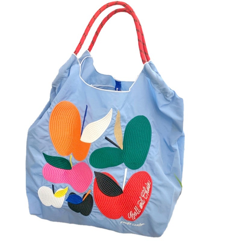 กระเป๋าถือ-กระเป๋าช้อปปิ้ง-ปักลายแอปเปิ้ล-เป็นมิตรกับสิ่งแวดล้อม-แฟชั่นฤดูใบไม้ผลิ-สไตล์ญี่ปุ่น-2023