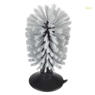 Dark Glass Washing Brushes Plastic Glass Cup Cleaning Brush Scrubbers with Suction Cup for Kitchen Bar Beer Long Leg Cup