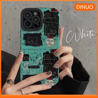 Dinuo- เคสโทรศัพท์มือถือ ลายกราฟฟิตี้ แนวสตรีท สร้างสรรค์ สําหรับ Iphone Apple 13 15 ProMax 12 11 Xr Xsmax