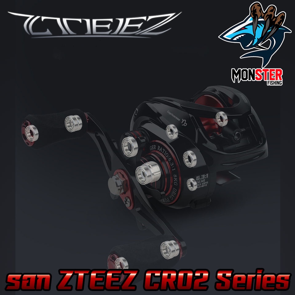 รอกตกปลา รอกหยดน้ำ รอก ZTEEZ CR02 Series /Gear Ratio6.3:1 /Max Drag 8kg ...