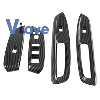 Car Inner Door Window Lift Armrest Switch Panel Cover Trim Frame Replacement Accessories Fit for Honda Fit Jazz 2020