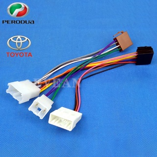 อะแดปเตอร์เชื่อมต่อวิทยุรถยนต์ ISO 20pin สําหรับ TOYOTA PERODUA