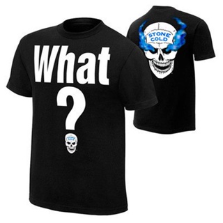 เสื้อยืดคอกลม Stone Cold Steve Austin WHAT จัดส่ง2-3วัน เสื้อ WWE เสื้อยืด  #WWE #มวยปล้ำ #เสื้อมวยปล้ำ