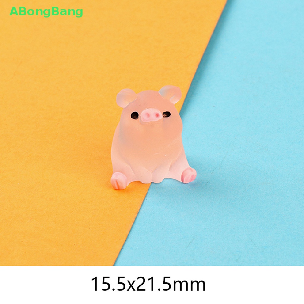 abongbang-ฟิกเกอร์เรซิ่น-รูปการ์ตูนหมูน่ารัก-แฮนด์เมด-diy-6-ชิ้น