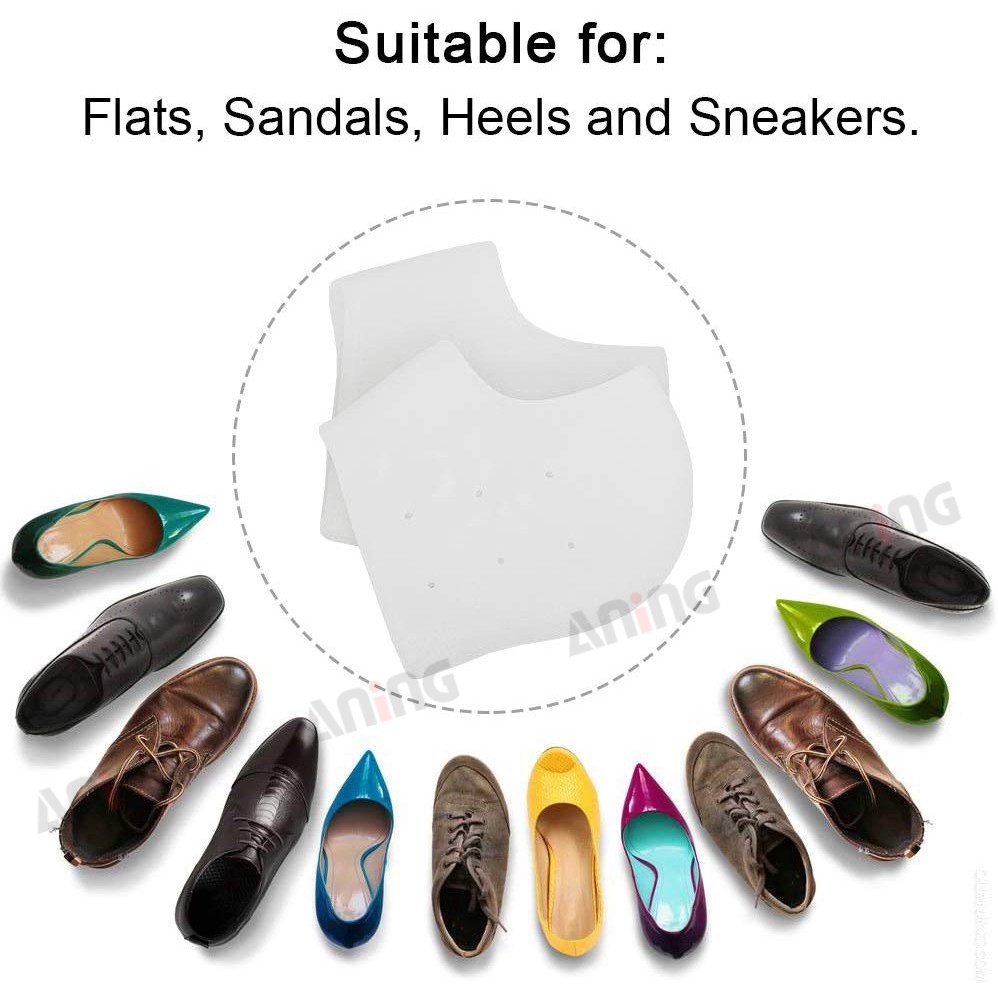 ภาพหน้าปกสินค้าเจลป้องกันส้นเท้าซิลิโคนระบายอากาศเบาะรองนั่งถ้วยส้นเท้าบรรเทาอาการปวดส้นเท้า จากร้าน aodzazeed บน Shopee