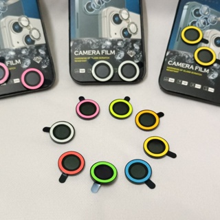 [ส่งจากไทย]แหวนโลหะเรืองแสง ป้องกันเลนส์กล้อง สําหรับ For 11 12 Pro Max 13 Mini 14 Pro Max Plus