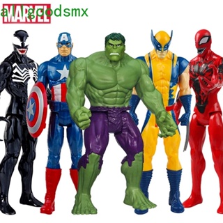 Allgoods ตุ๊กตาฟิกเกอร์ Avengers Black Panther Action Figure Marvel Thor Iron Man ขนาด 12 นิ้ว / 30 ซม. สําหรับเด็ก