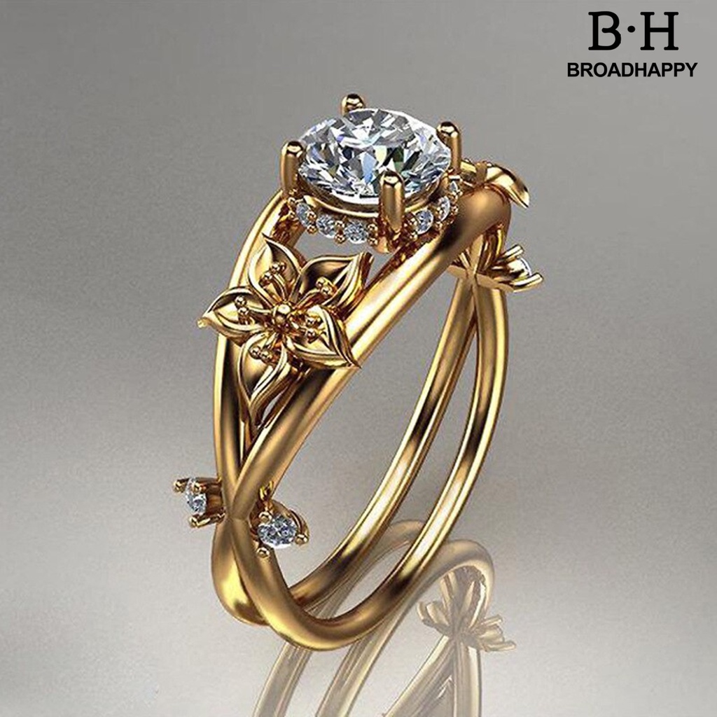 bh-ผู้หญิง-แหวนดอกไม้-สองชั้น-เครื่องประดับ-ประกาย-รูปลักษณ์แฟชั่น-แหวนนิ้ว-สําหรับงานแต่งงาน