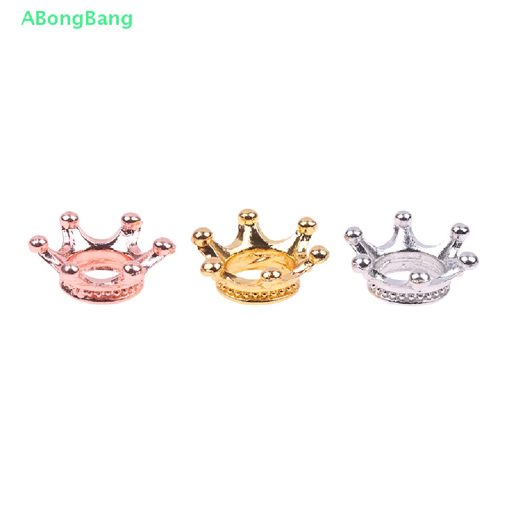 abongbang-โมเดลมงกุฎอัลลอย-ขนาดเล็ก-สีเงิน-ทอง-สําหรับตกแต่งบ้านตุ๊กตา-1-12-2-ชิ้น