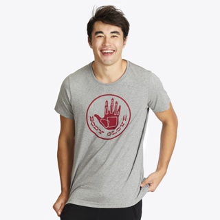 BODY GLOVE Mens SC Cotton T-Shirt เสื้อยืด ผู้ชาย สีเทาอ่อน-81_01