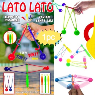 ของเล่นเชือกจับ ขนาดใหญ่ แบบดั้งเดิม สําหรับโรงเรียนเก่า LATO-LATO MATIC TEK-TEK PLUS
