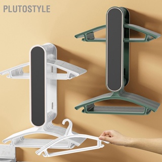 Plutostyle ไม้แขวนเสื้อพลาสติก พับเก็บได้ สําหรับตากผ้า ระเบียง ห้องนอน