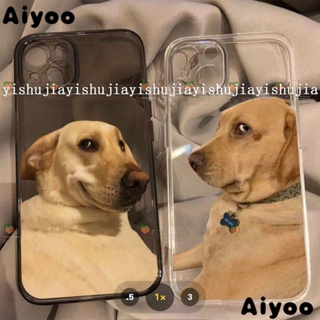 ✅เคสโทรศัพท์มือถือ ซิลิโคนนิ่ม ป้องกัน ลายสุนัขตาเอียง สําหรับ Apple iPhone 13 14 12promax 11 xs 7 8p IXNM