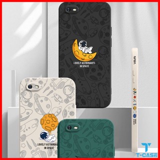 เคส OPPO A1K A3S A5S A12 A7 A17 A17K A16 A16K A15 A15S เคส astronaut 2A-TKR