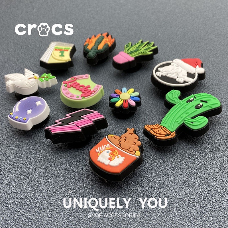 crocs-jibbitz-charms-plants-succulents-flowers-jibbitz-croc-shoe-charms-nature-jibbitz