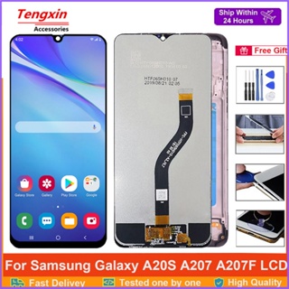 หน้าจอสัมผัสดิจิทัล LCD 6.5 นิ้ว A207 สําหรับ Samsung Galaxy A20S LCD A207 SM-A207F A207M A207F D A207M DS