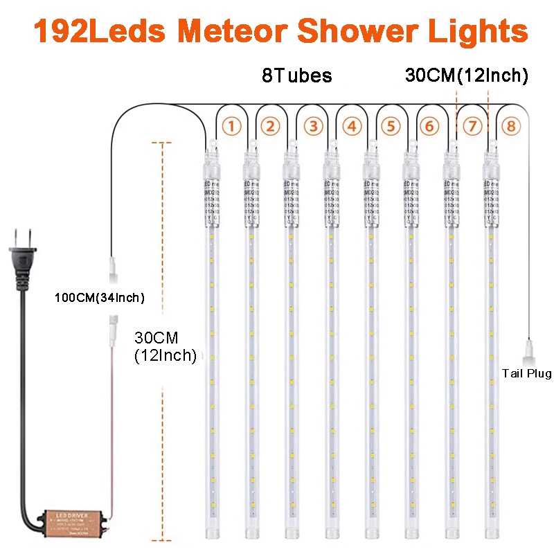 ligyetor-สายไฟหิ่งห้อย-led-กันน้ํา-กันฝน-3-5-ม-50-30-ซม-สําหรับกลางแจ้ง