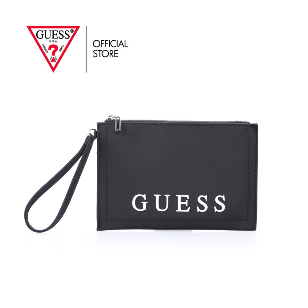 GUESS กระเป๋า รุ่น NL830364 JOCASTA SLG WRISTLET สีดำ กระเป๋าผู้หญิง กระเป๋าสตางค์ Shopee Thailand