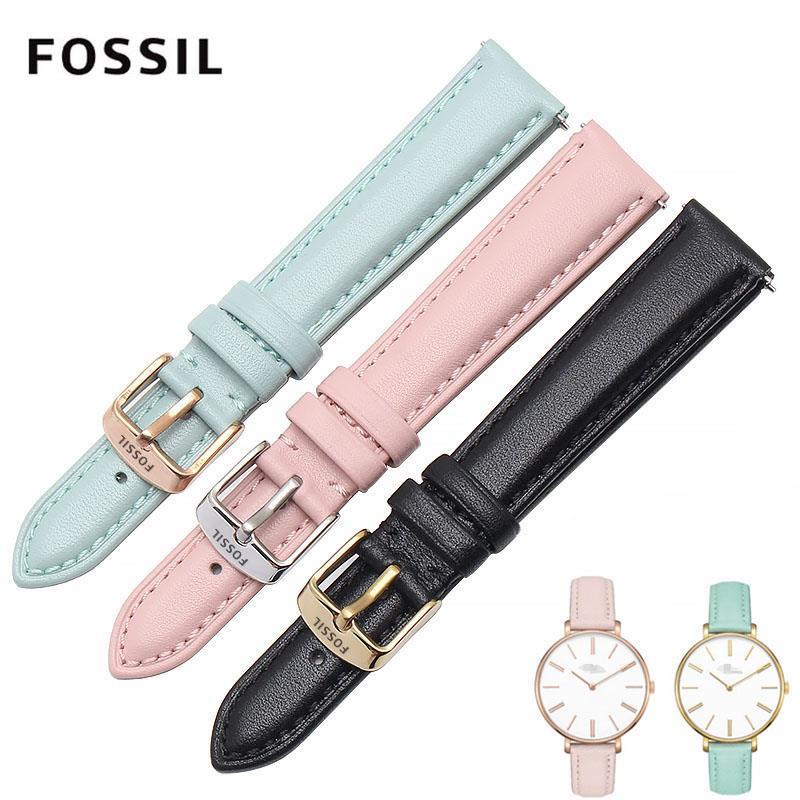 Fossil สายนาฬิกาข้อมือหนังวัวแท้ ES3793 ES4202 3894 ES3737 3795 3843 ...