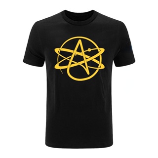 เสื้อโอเวอร์ไซ ตลกเสื้อยืด Atheist สัญลักษณ์ผู้ชาย FSM Passafyan din เสื้อยืดกราฟิก Unisex สนุกหลวมที Ropa Hombre Ca